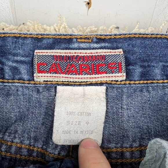 Z. Cavaricci Blue Jeans Womens Size 9 Bell Bottom Boot Cut Cotton Denim - Picture 5 of 10